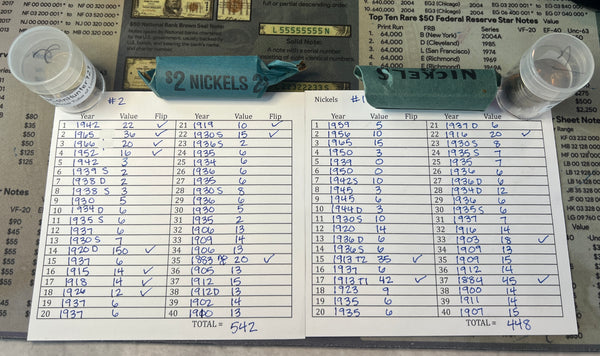 Tuesday Evening Rolls **Arizona Collection** New COLLECTION (((FULL ROLLS))) ***NICKELS*** LIMITED NUMBER OF ROLLS AVAILABLE!!! (((Rolls go live at 4pm for our 7pm Evening Live!!