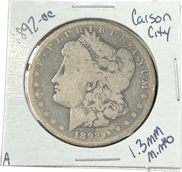 a)1892 CARSON CITY "CC" Morgan Silver Dollar GREAT CONDITION *SEMI-KEY DATE* **FREE SHIPPING** BUY IT NOW!!!