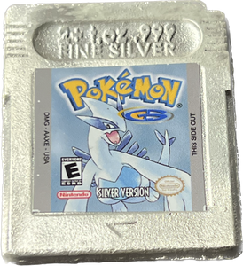 2.4 OZ SILVER POKEMON Nintendo Cartridge Pour **BIN for $185**