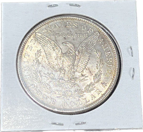 1881 S NEON Blue/Purple OBV & Light GOLDEN "PL" REV Morgan Silver DOLLAR BUY IT NOW!!! Click Full Details to BUY!!