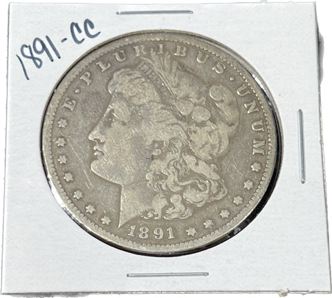 1891 "CC" Carson City Morgan Silver DOLLAR Circulated  BUY IT NOW!!! Click Full Details to BUY!!