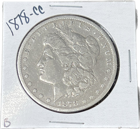 <b> 1878 "CC" Carson City Morgan Silver DOLLAR Circulated  BUY IT NOW!!! Click Full Details to BUY!!