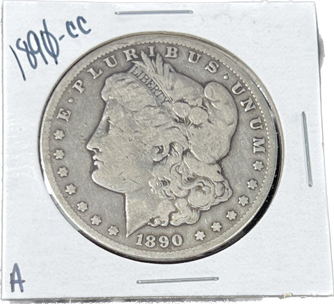 <a> 1890 "CC" Carson City Morgan Silver DOLLAR Circulated  BUY IT NOW!!! Click Full Details to BUY!!
