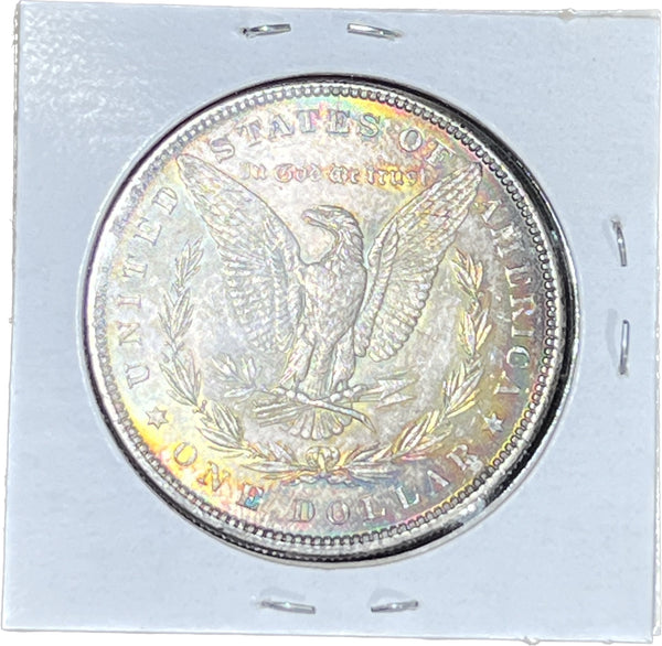 1882 P DARK Rainbow All over Toning Morgan Silver DOLLAR BUY IT NOW!!! Click Full Details to BUY!!
