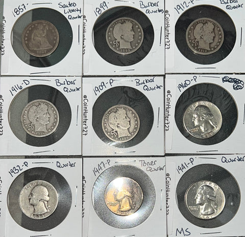 {Thursday AFTERNOON Rolls} 1 Roll of (20) SILVER QUARTERS RIP-N-SHIP!! VOL 111 READ ENTIRE DESCRIPTION BEFORE BUYING!!! (15 Rolls AVAILABLE @ 4pm Wednesday for Thursdays AFTERNOON LIVE EVENT @ 1pm!!)