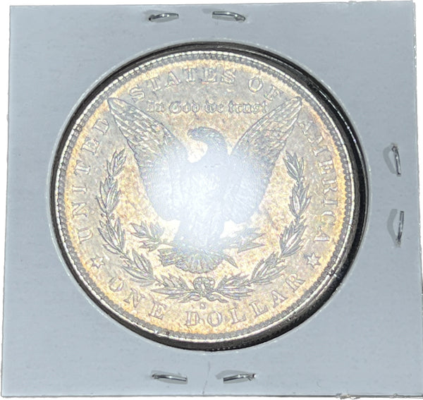 1881 S NEON Blue/Purple OBV & Light GOLDEN "PL" REV Morgan Silver DOLLAR BUY IT NOW!!! Click Full Details to BUY!!