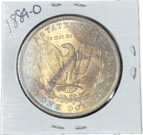 1884 O NEON Orange REV & Crisp Lightly Toned OBV Morgan Silver DOLLAR BUY IT NOW!!! Click Full Details to BUY!!