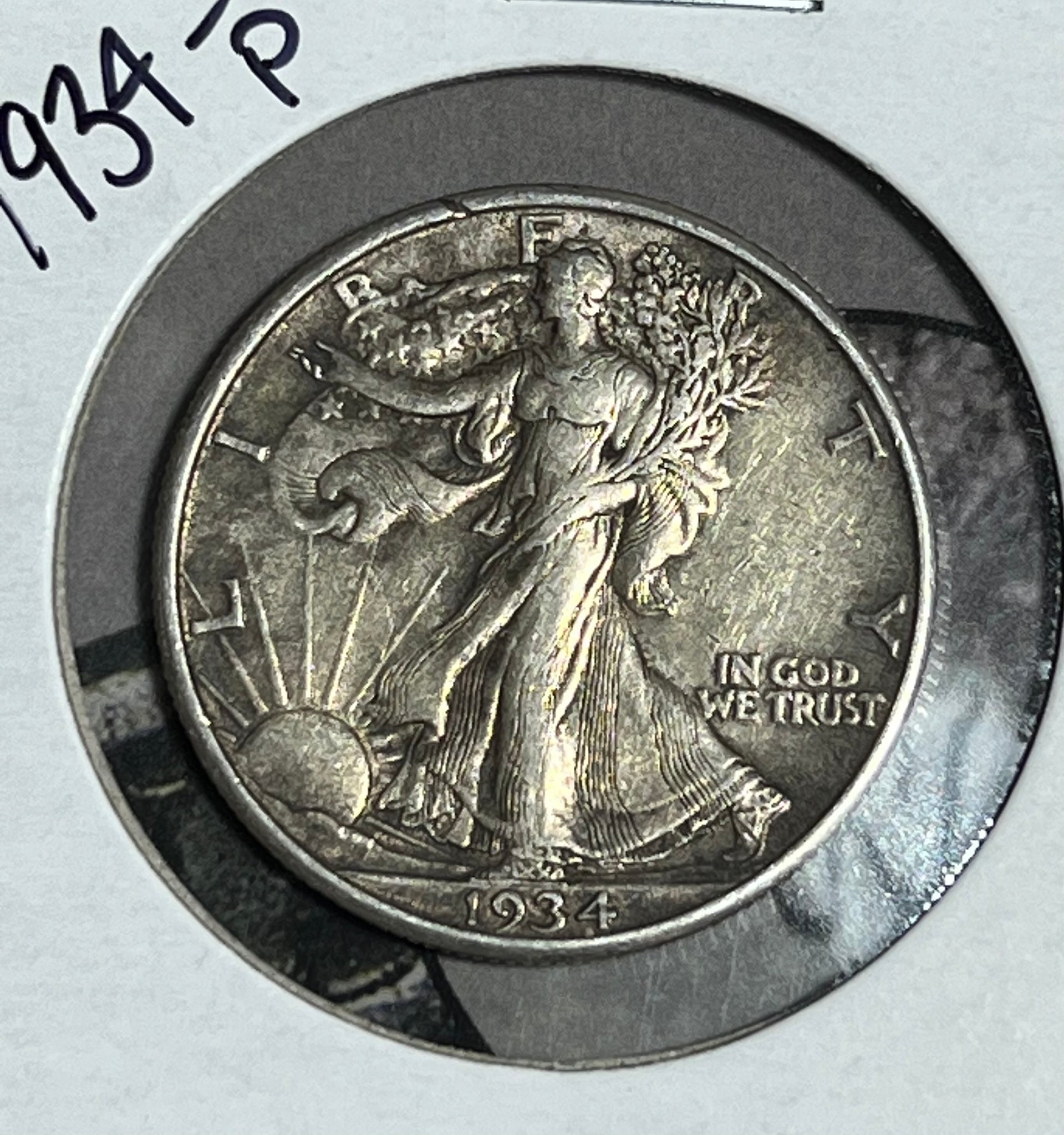1934 P AU GRADE WALKING LIBERTY Half Dollar **FREE SHIPPING** *Click FULL DETAILS TO BID!!*