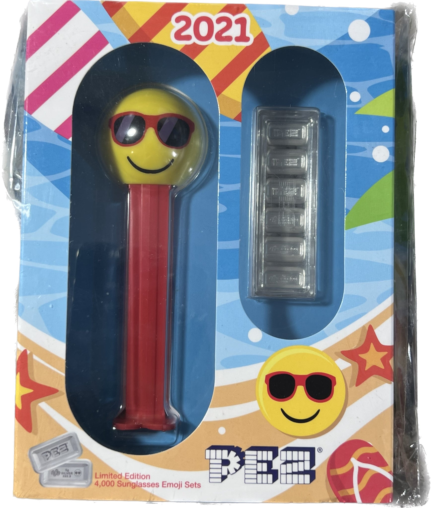 Pez Pamp 30g 2021 Gift Set AUCTION {EMOJI Edition} **FREE SHIPPING**  {{Only 4000 Minted, VERY LIMITED}} Bid Starts @ $95