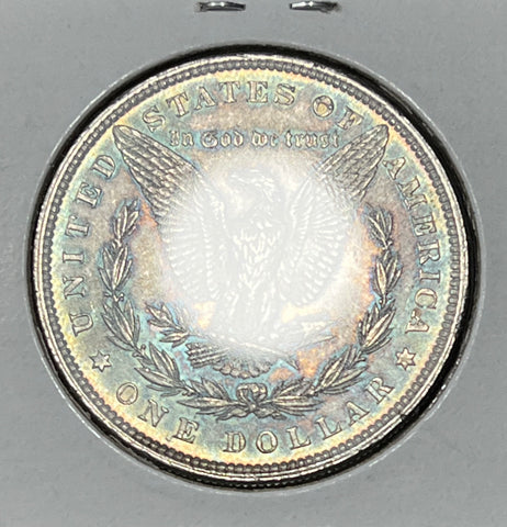 1879 P Blu Reverse Dark Peach ALL-Over-Toned MORGAN  **FREE SHIPPING** BUY it NOW