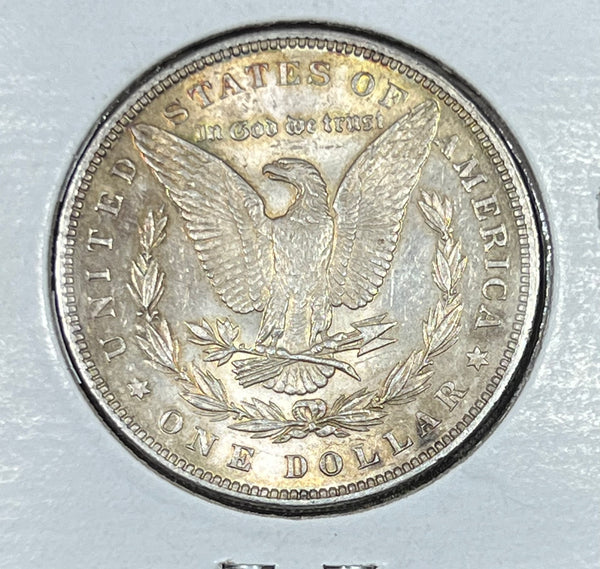 1883 P NEON RAINBOW RIM TONED OBV & FROSTY GOLDISH Toned REVERSE Morgan Silver Dollar  **Free Shipping** CLICK HERE TO BUY IT NOW!!!!