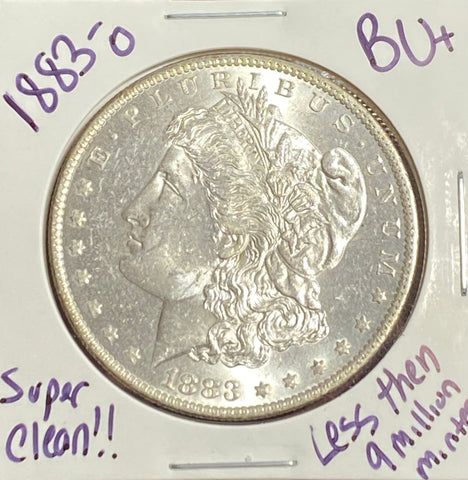 1883 O New Orleans Morgan Silver Dollar Raw High Grade!! BU+