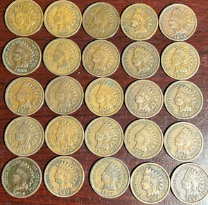 ***FLAN-DOG OFF Indian Cent Rolls*** 1 Roll of (25) INDIAN HEAD WHEAT PENNY'S RIP-N-SHIP!!  READ ENTIRE DESCRIPTION BEFORE BUYING!!! Event Starts  @ 11am EST SATURDAY!!!**