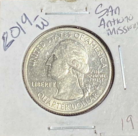 2019 West Point QUARTER "San Antonio MISSIONS" *FREE SHIPPING** CLICK FULL DETAILS TO BID!! A.1