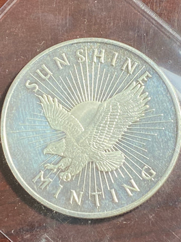 1 OZ SUNSHINE MINTING EAGLE .999 SILVER Coin