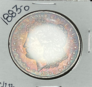 1883 O BRIGHT RED/GOLD OBVERSE & CRISP BRIGHT WHITE  Reverse INCREDIBLE CONDITION TONED MORGAN!!  **FREE SHIPPING** CLICK HERE TO Buy!!