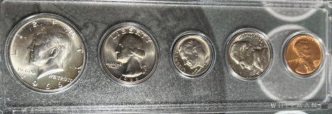 1966 P GEM/BU 5 COIN MINT SET in Whitman Holder  **Free Shipping** CLICK FULL DETAILS TO BID!!