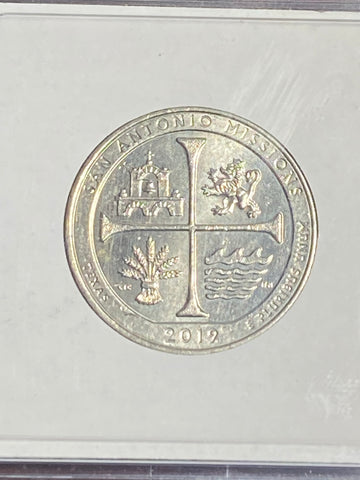 2019 "W" West Point Quarter SAN ANTONIO MISSIONS Design BU!!