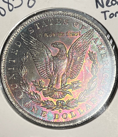 1883 O BRIGHT RED NEON REVERSE TONER in MS CONDITION!!  **FREE SHIPPING** CLICK HERE TO Buy!!