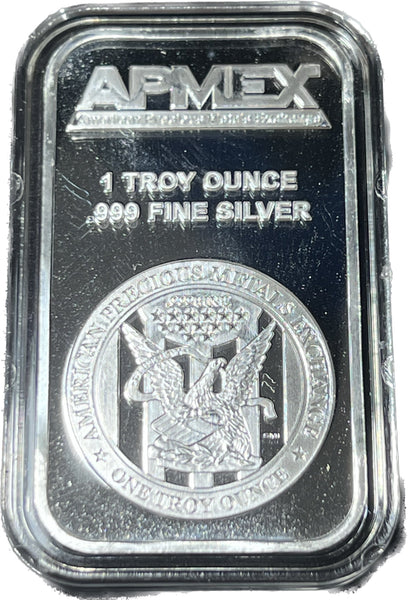 HALLOWEEN 1 OZ Silver Bar "Happy Halloween Creepy Trick or Treat"