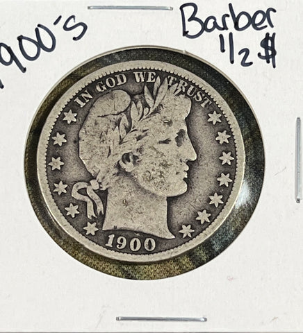 1900 S Barber Half Dollar *VG* **Free Shipping** CLICK HERE TO Bid!!!