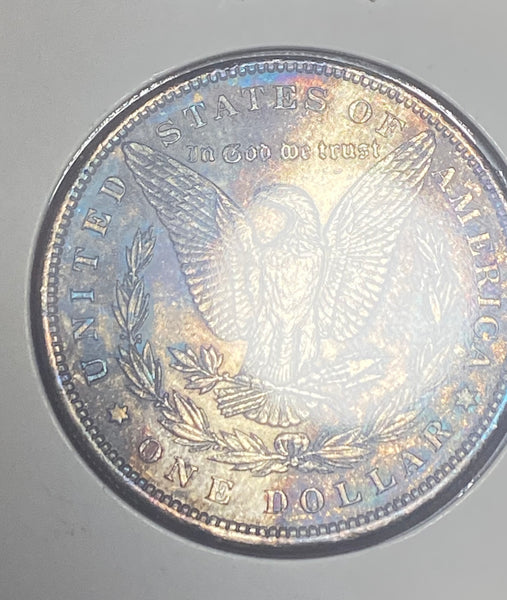 1896 P Morgan Neon BLUE GREEN PURPLE RED MONSTER TONER BU+ CONDITION **FREE SHIPPING**