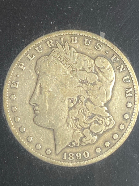 1890 Carson City CC Morgan in AU Grade in 3rd Party Black HARD Case **CLICK FULL DETAILS TO BID**