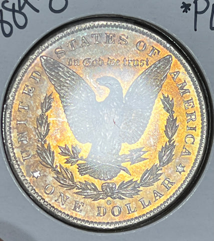 1884 O GOLD PL TONED HIGH END TONER MORGAN **FREE SHIPPING** BUY it NOW!!