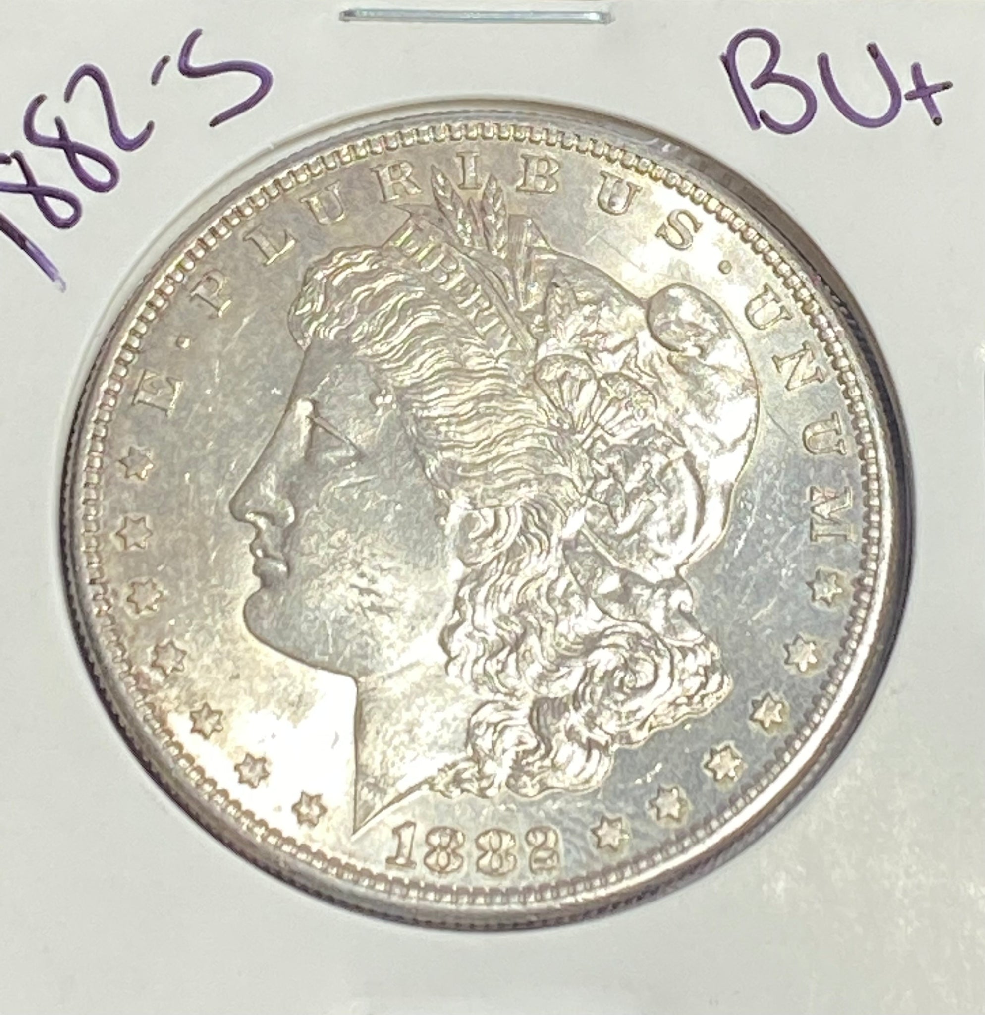 1882 S SUPER CLEAN! BU+ Morgan Silver DOLLAR up for AUCTION!!