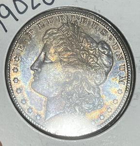 1902 O Neon Purple All-Over-Toned MORGAN Silver Dollar **FREE SHIPPING** BUY it NOW!!