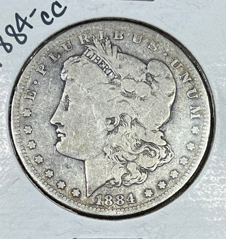 1884 "CC" Carson City Morgan Silver DOLLAR Circulated  BUY IT NOW!!! Click Full Details to BUY!!