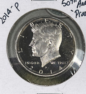2014-P 50th Anniversary PROOF KENNEDY Very RARE!! 90% Silver!! **Free Shipping** CLICK FULL DETAILS TO BID!! BID STARTS @ $50