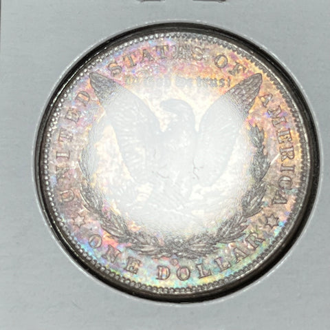 1904 O NEON IRIDESCENT REV Yellow RIM Toned OBV Morgan Silver Dollar **FREE SHIPPING** Click here to BUY IT NOW!!