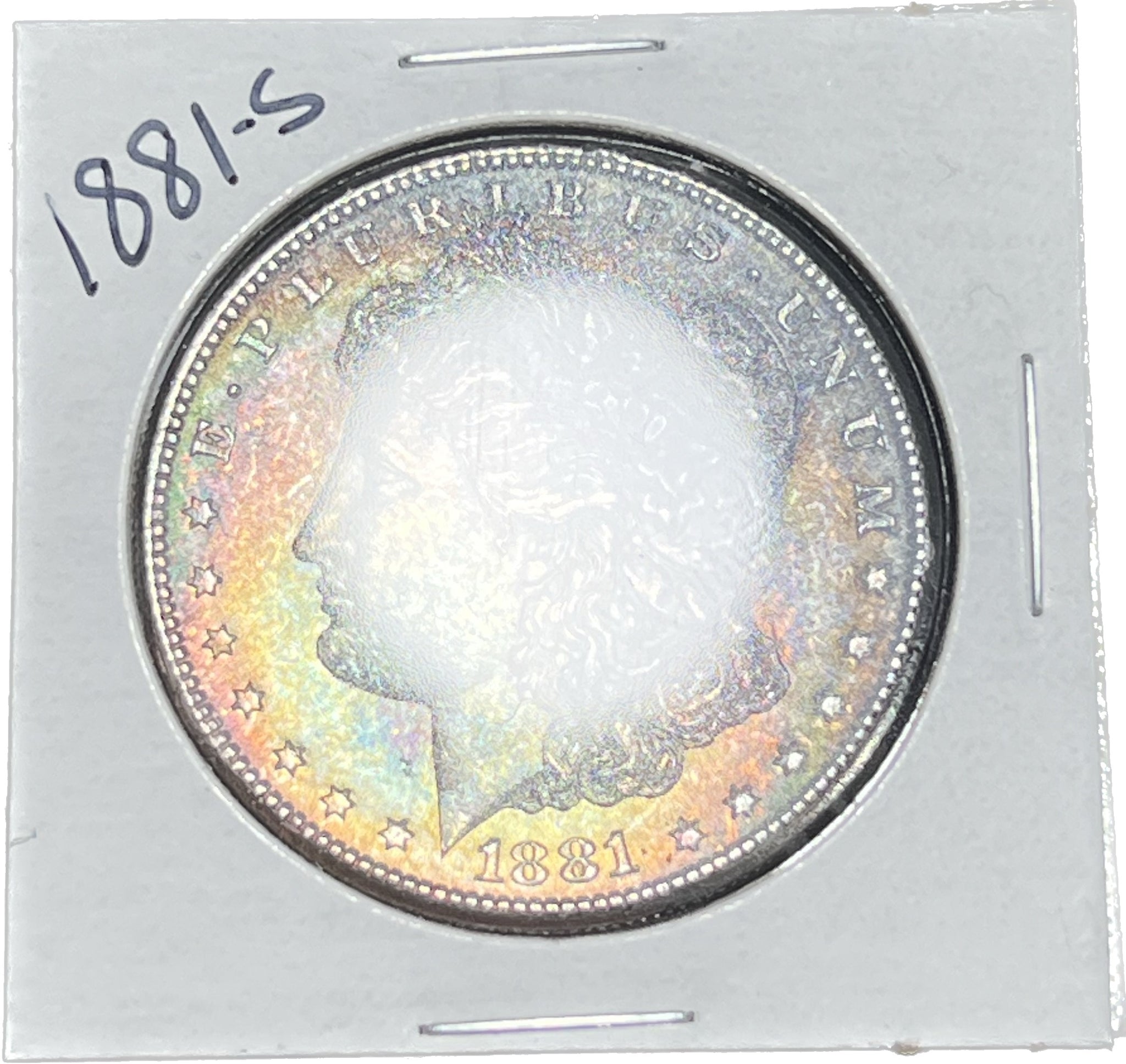1881 S "ALL-OVER Rainbow" TONER Morgan Silver DOLLAR **Free Shipping** CLICK HERE TO BUY IT NOW!!