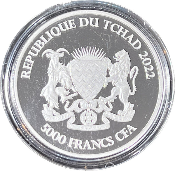 (2) 1 Oz 2022 Silver Coins **(1) 2022 Sumatran Elephant & (1) 2022 Mandola Zebra** AUCTION AUCTION AUCTION **FREE SHIPPING** {Bid starts @ $75}
