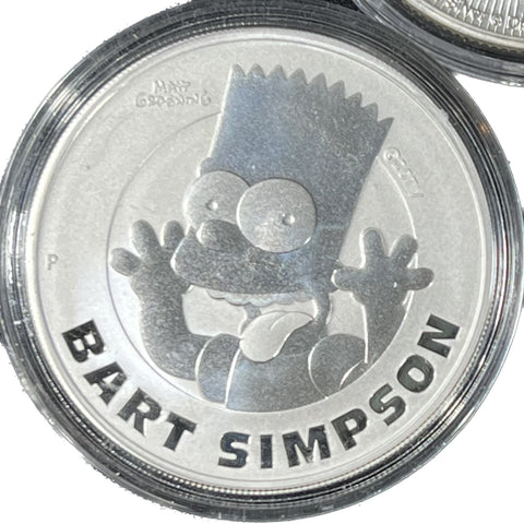2022 Australian 'Tavalu 2022' Bart Simpson in Plastic Capsule **FREE SHIPPING** CLICK FULL DETAILS TO BID!! Bid starts @ $50