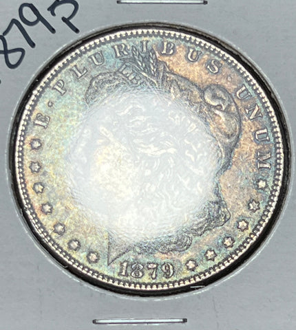 1879 P DARK RAINBOW ALL-OVER TONING w/*PL* ELEVATION TONED REV Morgan SIlver Dollar  **Free Shipping** BUY IT Now!!!