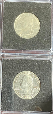 **WEST POINT 2 PACK** (2) 2019 W Quarter Lot (1)AMP (1)River of No Return WITH CASES **Free Shipping** Click Full Details to BID!!