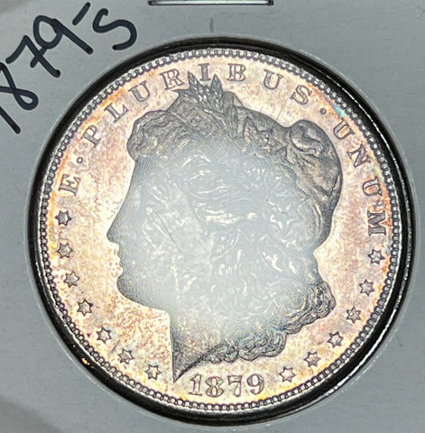 1879 S PURPLE PL OBV & PL CRISP REVERSE Morgan Silver Dollar  **Free Shipping** BUY IT Now!!!
