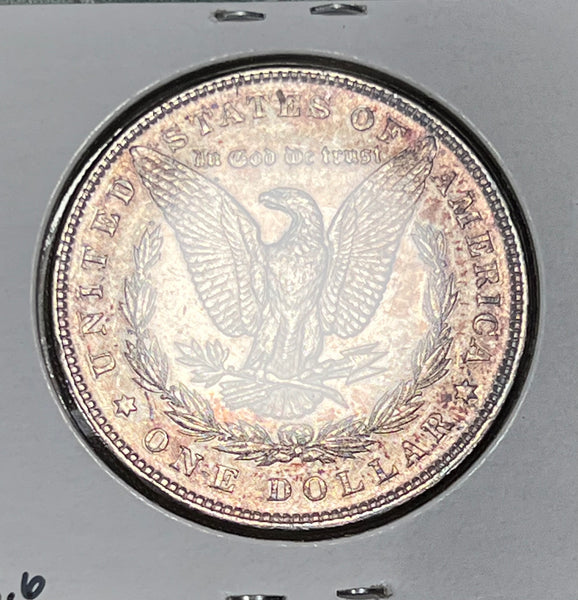 1887 P Purple Power OBV Golden/Pink REV High-End Toner MORGAN  **FREE SHIPPING** BUY it NOW