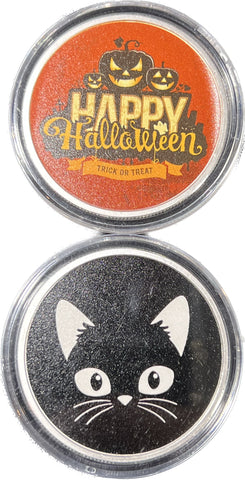 b-(2) 1 Oz Silver Halloween Coins Auction AUCTION AUCTION **Bidding Starts @ $75**
