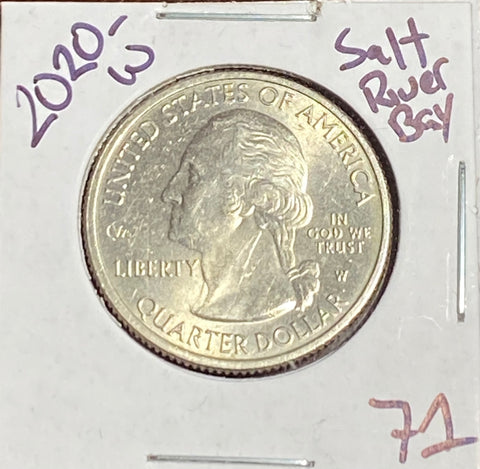 2020 West Point QUARTER "Salt River Bay" *FREE SHIPPING** CLICK FULL DETAILS TO BID!! A.1