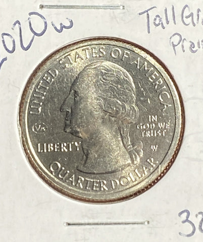 2020 WEST POINT Quarter Tallgrass Prairie Kansas