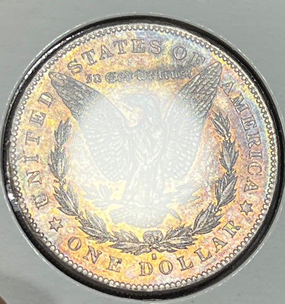 1878 S NEON RAINBOW OBV NEON IRIDESCENT TONER Morgan Silver Dollar  **FREE SHIPPING** CLICK HERE TO Buy!!