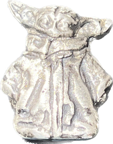 1oz SILVER Mini Baby Yoda Grogu Star Wars **MkBars** ((AUCTION AUCTION AUCTION)) *Shipping included with Winning Bid* Bid Starts @ $60