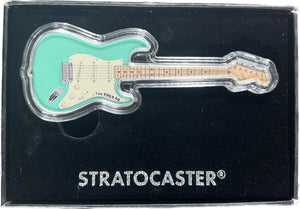 2022 Solomons $2 **FENDER GUITAR** in Surf Green  **Shipping Included in Price** BIN NOW for $175
