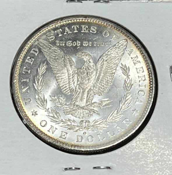1883 O BRIGHT RED/GOLD OBVERSE & CRISP BRIGHT WHITE  Reverse INCREDIBLE CONDITION TONED MORGAN!!  **FREE SHIPPING** CLICK HERE TO Buy!!