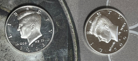 (2) 90% Silver Kennedy Proof Half Dollars 2003 s & 2001 s in PR69 or better Condition **Free Shipping** CLICK HERE TO Bid!!!
