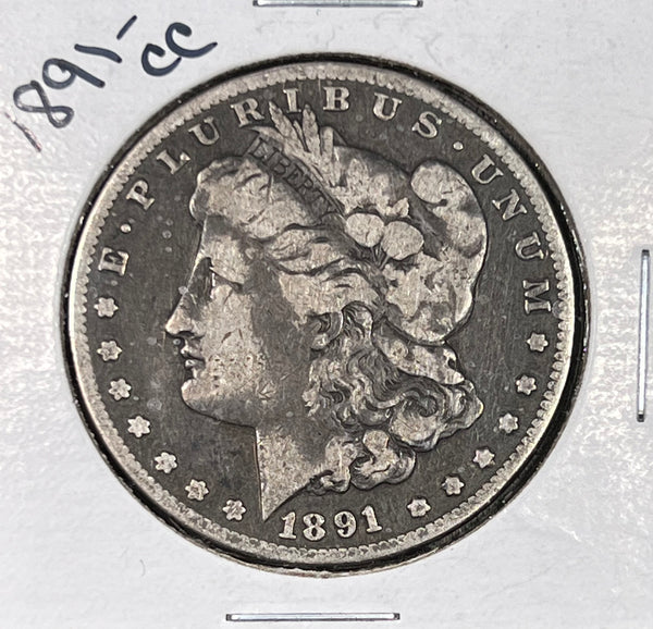 1891 CARSON CITY "CC" Morgan Silver Dollar CIRCULATED in Great CONDITION!! CLICK Full Details to BID!! Bid Starts @ @ $220!!