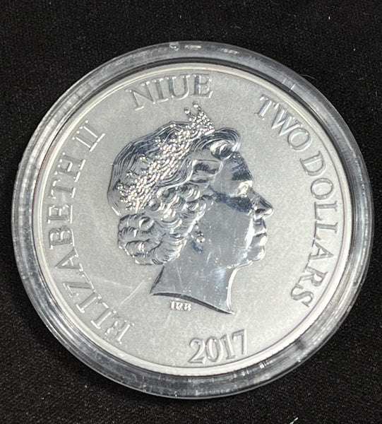 2017 NIUE 2 Dollar SteamBoat Willie Mickey 1 Oz .999 Silver COLLECTIBLE COIN *RARE* **Free Shipping** CLICK FULL DETAILS TO BID!! Bid Starts @ $70!!